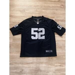 Nike Khalil Mack Raiders #52 NFL Jersey Mens XXL Black Oakland Las Vegas